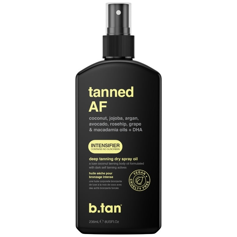 b.tan Tanned AF…. Intensifier Tanning Oil Spray 236 ml