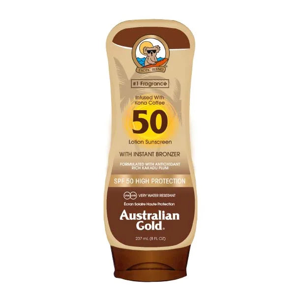 Solcreme lotion, SPF 50 m/Bronzer - Australian Gold